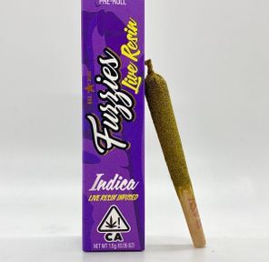 Photograph of product: D. Fuzzies King 1.5g Distillate Infused Pre Roll - Wedding Cake (H) - 