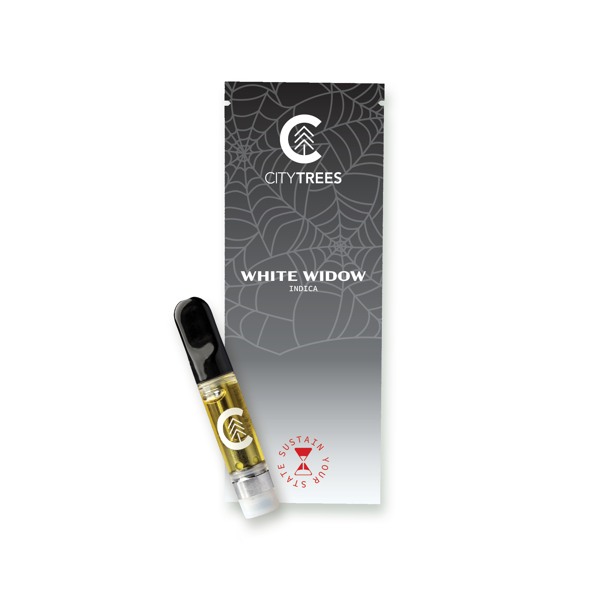 Photograph of product: City Trees White Widow (H) Vape Cartridge 0.85g