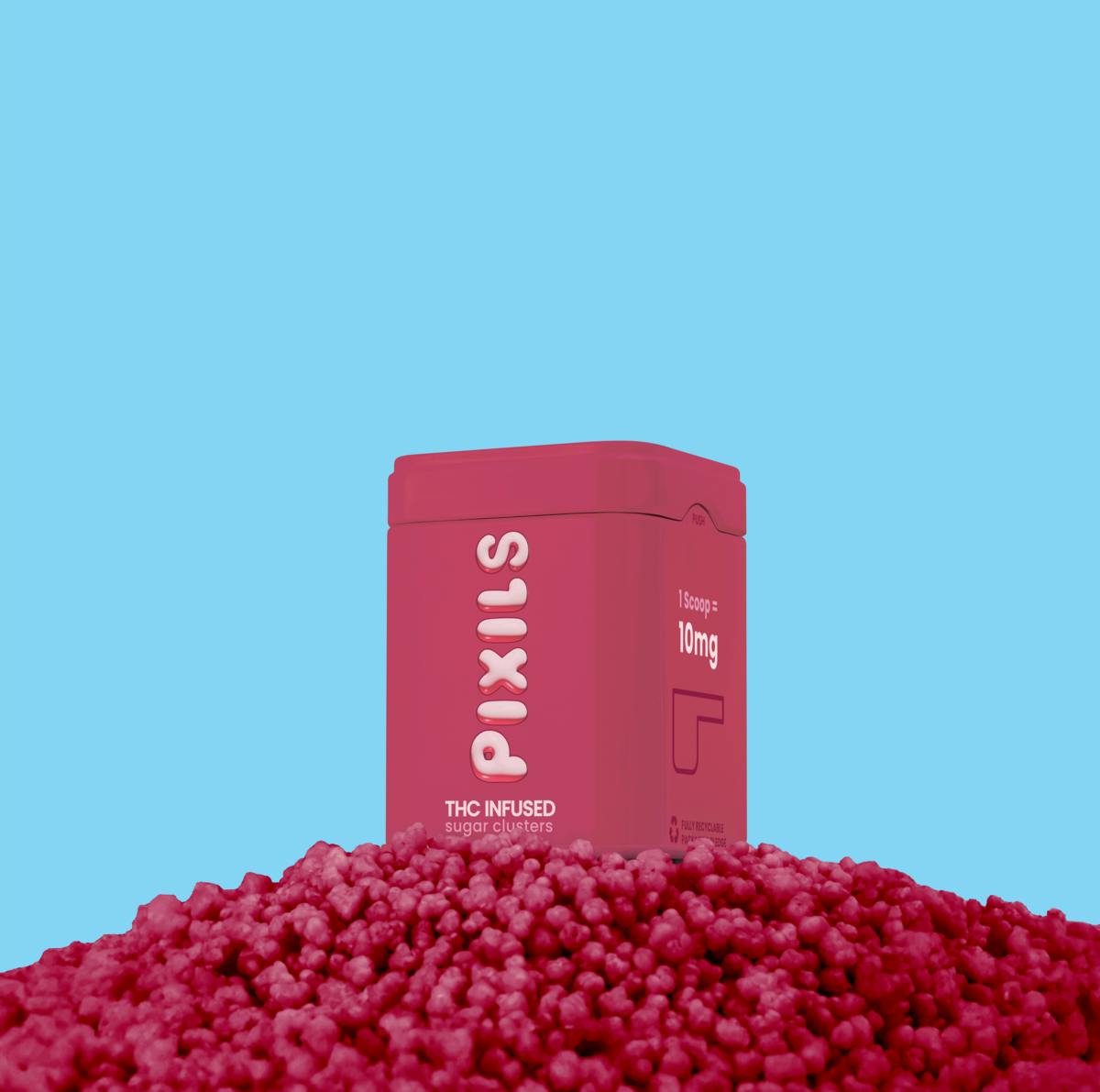 Photograph of Product: Dream Edibles | 200mg Pixils | Cherry
