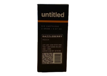 Photograph of product: Untitled Vape 510 Cartridge * * - Razzleberry