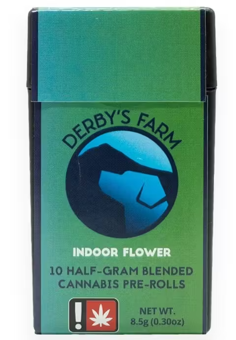 Photograph of product: Preroll Pack - 10pk Derby Farms - Maple Syrup