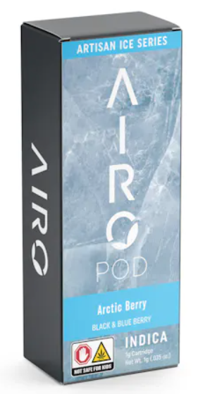 Photograph of product: Airo | Vape | Distillate Cart | Arctic Berry | 1g-Oui'd
