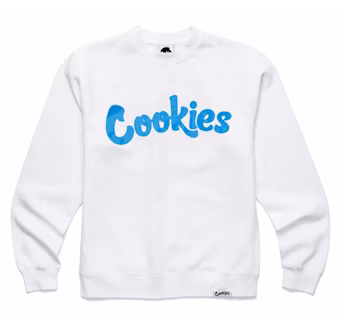 Photograph of product: Cookies White Original Mint Fleece Crewneck - 3XL