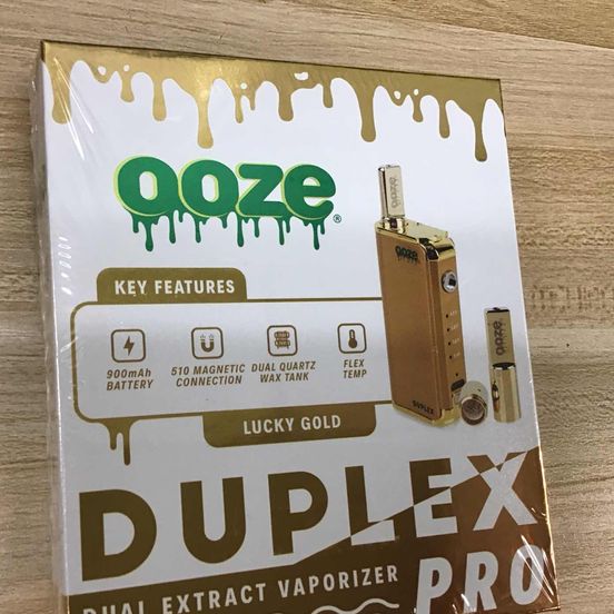 Photograph of product: Ooze Duplex Pro battery- Gold - 