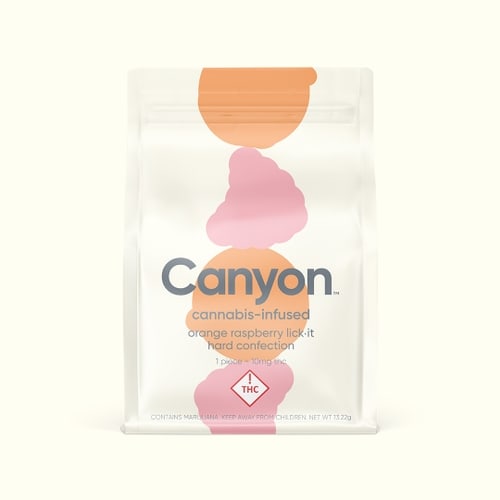 Photograph of product: Canyon - Lick It - Orange Raspberry