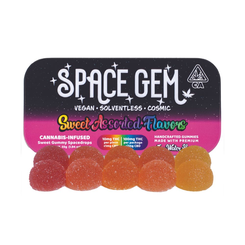 Photograph of product: SWEET SPACE DROPS 100MG - SPACE GEM