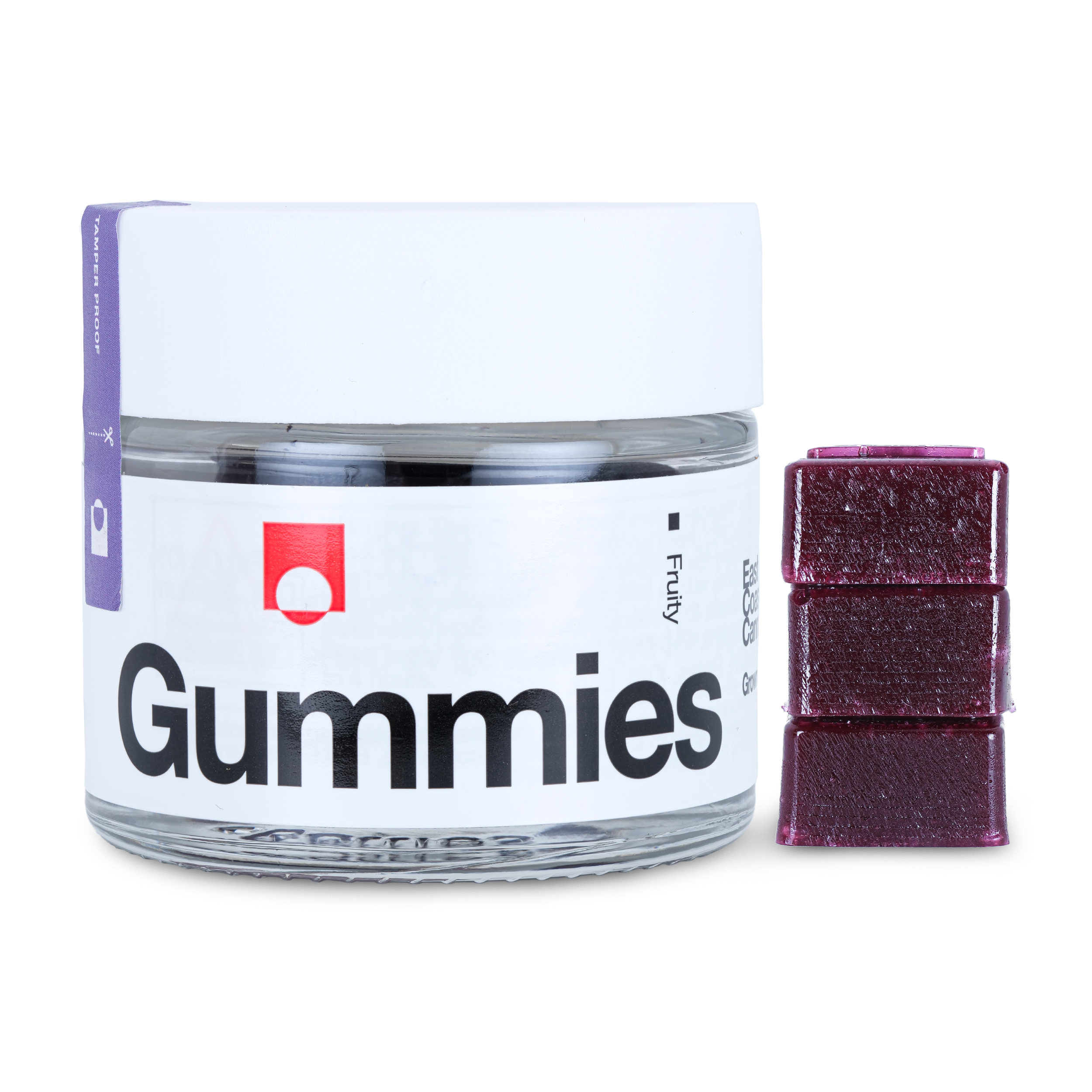 Photograph of product: Gummies - Grape - 100mg/10pk