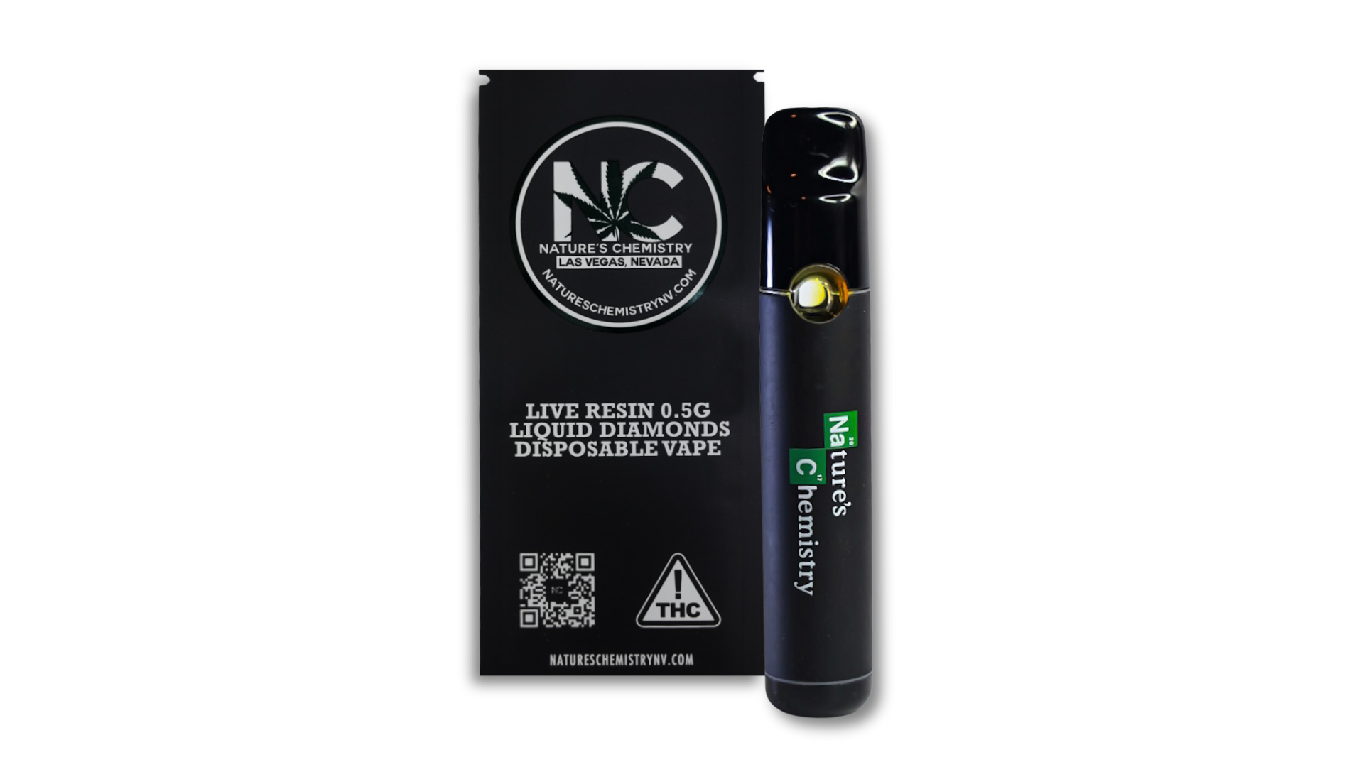 Photograph of product: Nature's Chemistry Live Resin Disposable Pineapple Fanta .5g