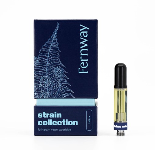 Photograph of product: Vape Cart | Strain Collection | Blue Mirage