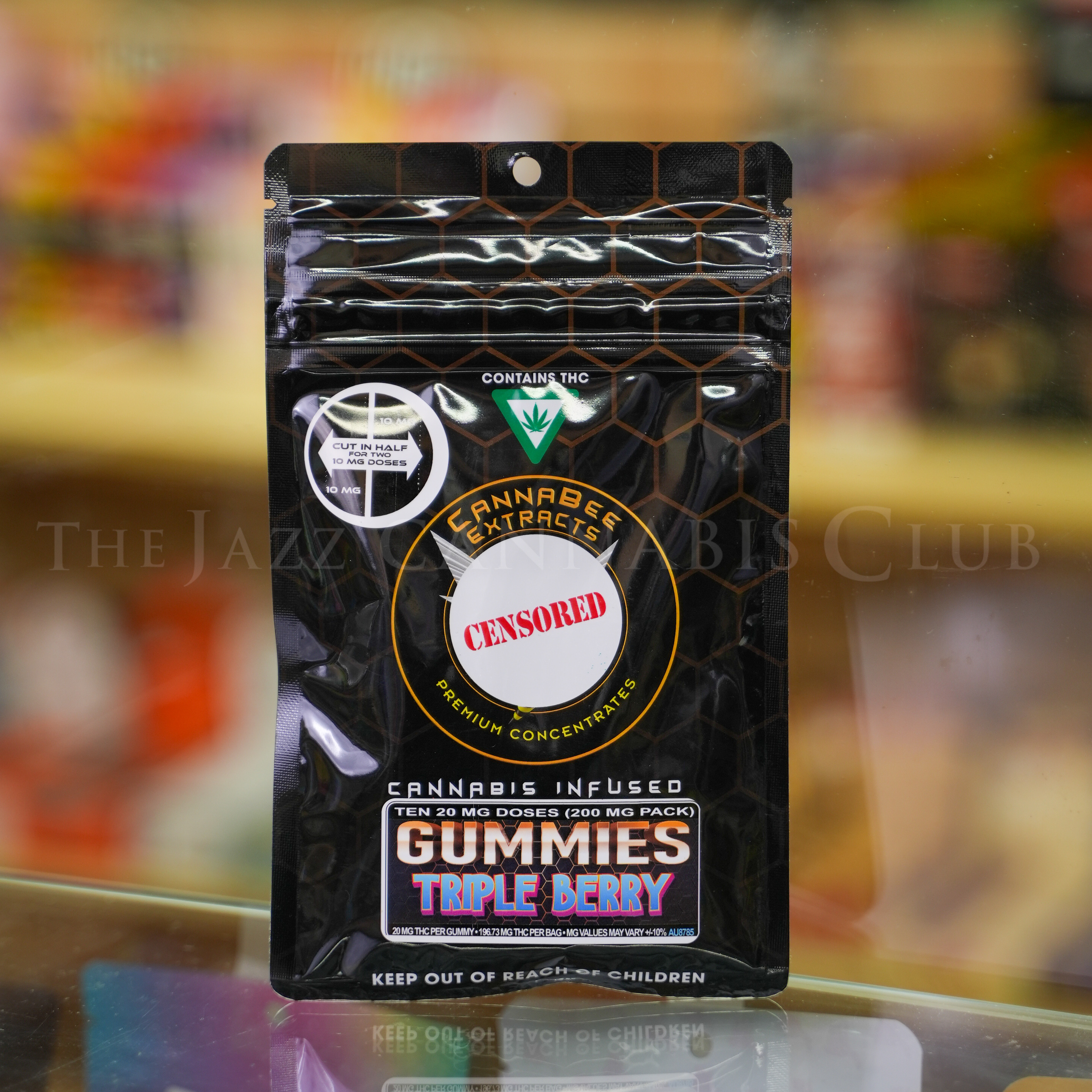 Photograph of product: Cannabee Extracts - Triple Berry 200mg Gummies (20mg x 10)