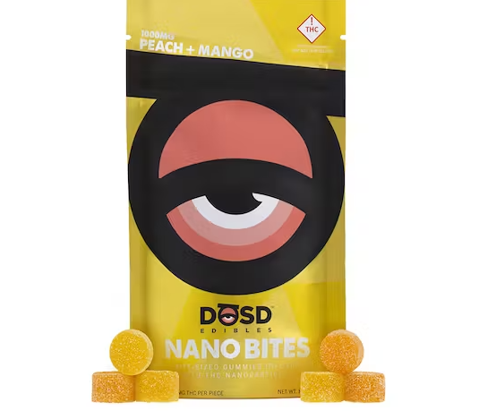 Photograph of product: DOSD Nano Bites - Peach + Mango