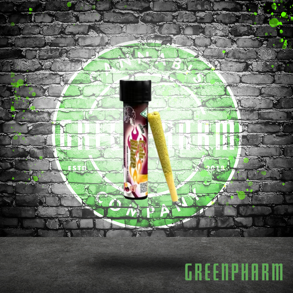 Photograph of product: Cali-Blaze Tarantula Infused Pre-Roll | Passion Fruit