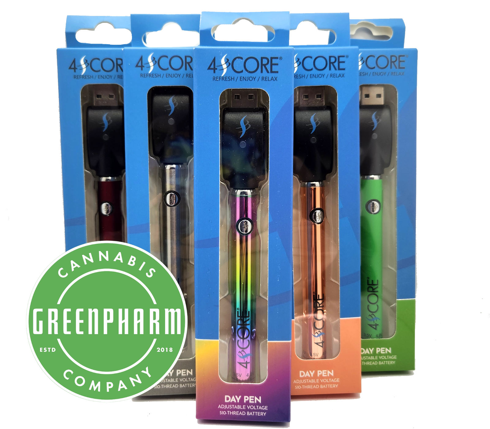 Photograph of product: Merch | 8-Mile | 4Score | 510 Thread Battery