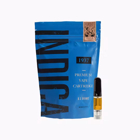 Photograph of product: 1937 | Master Kush | .5G Vape Cartridge