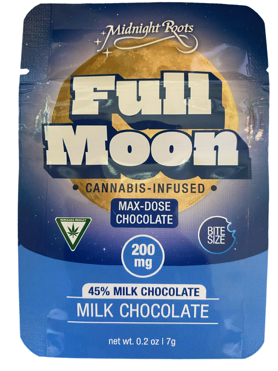Photograph of product: Midnight Bar Full Moon Milk Chocolate | 200mg