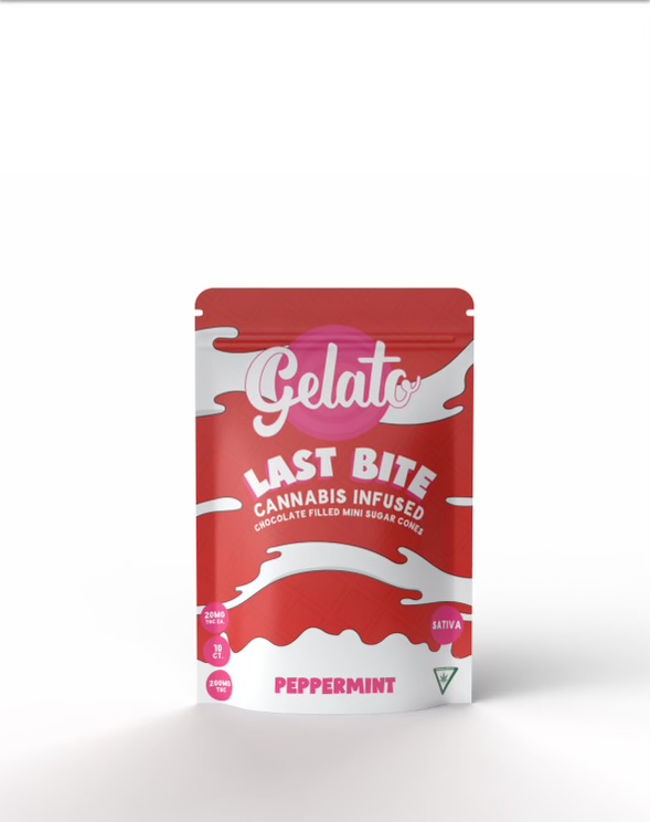 Photograph of product: Gelato - Last Bite Chocolate Cone - 200mg - Blue Moon