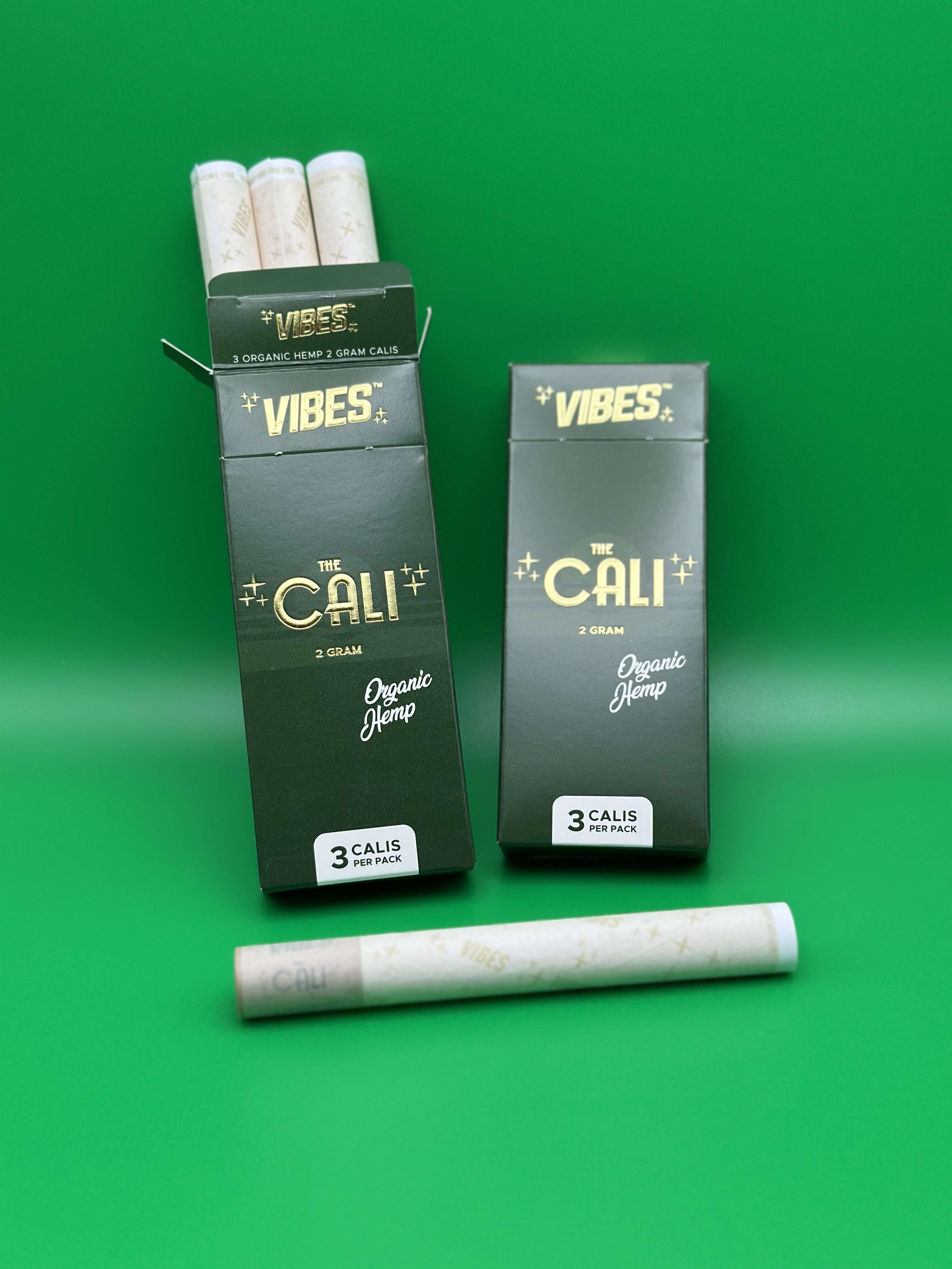 Photograph of product: Vibes - Cali Organic Hemp (Green) 2g