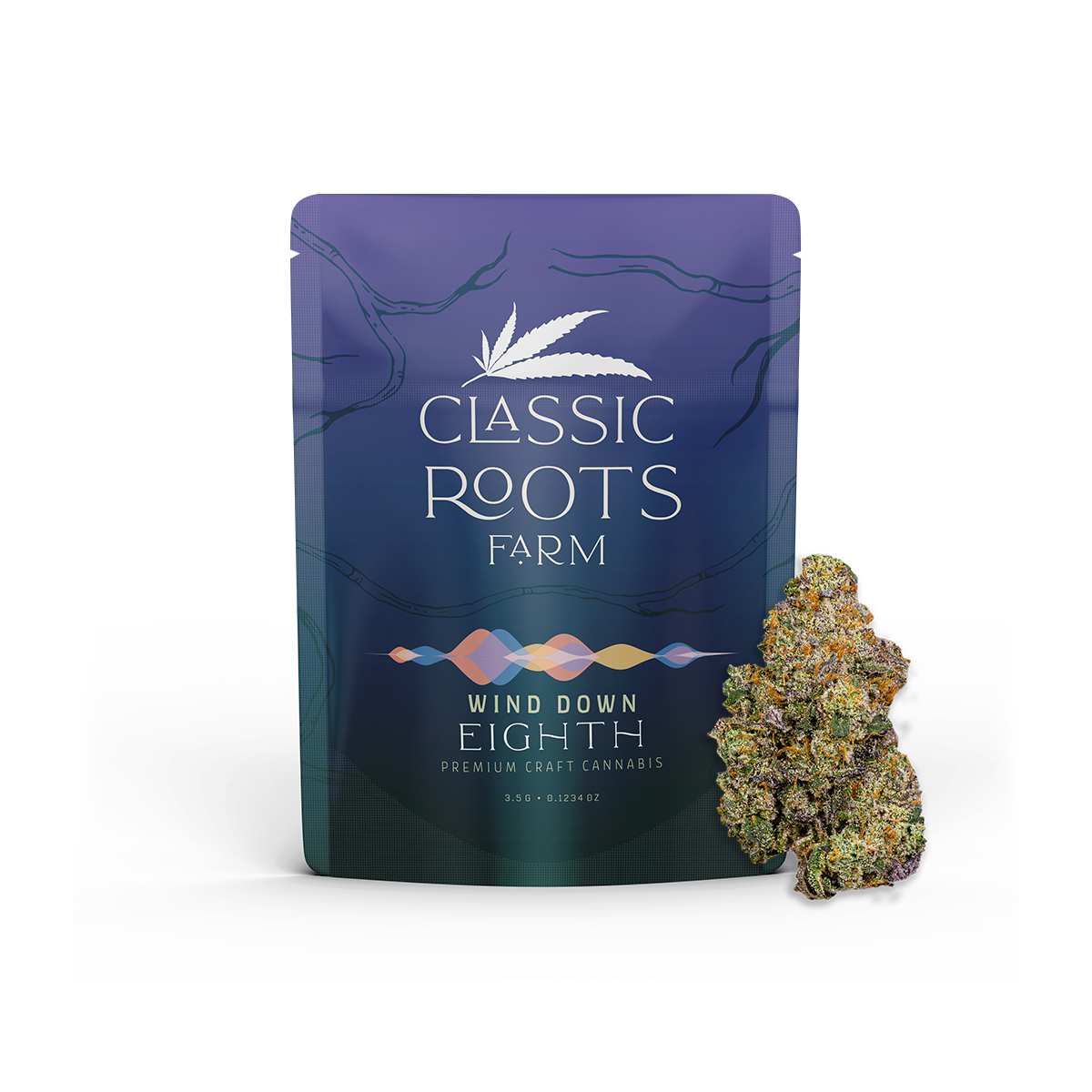 Photograph of product: Classic Roots - GMO'Z 3.5g