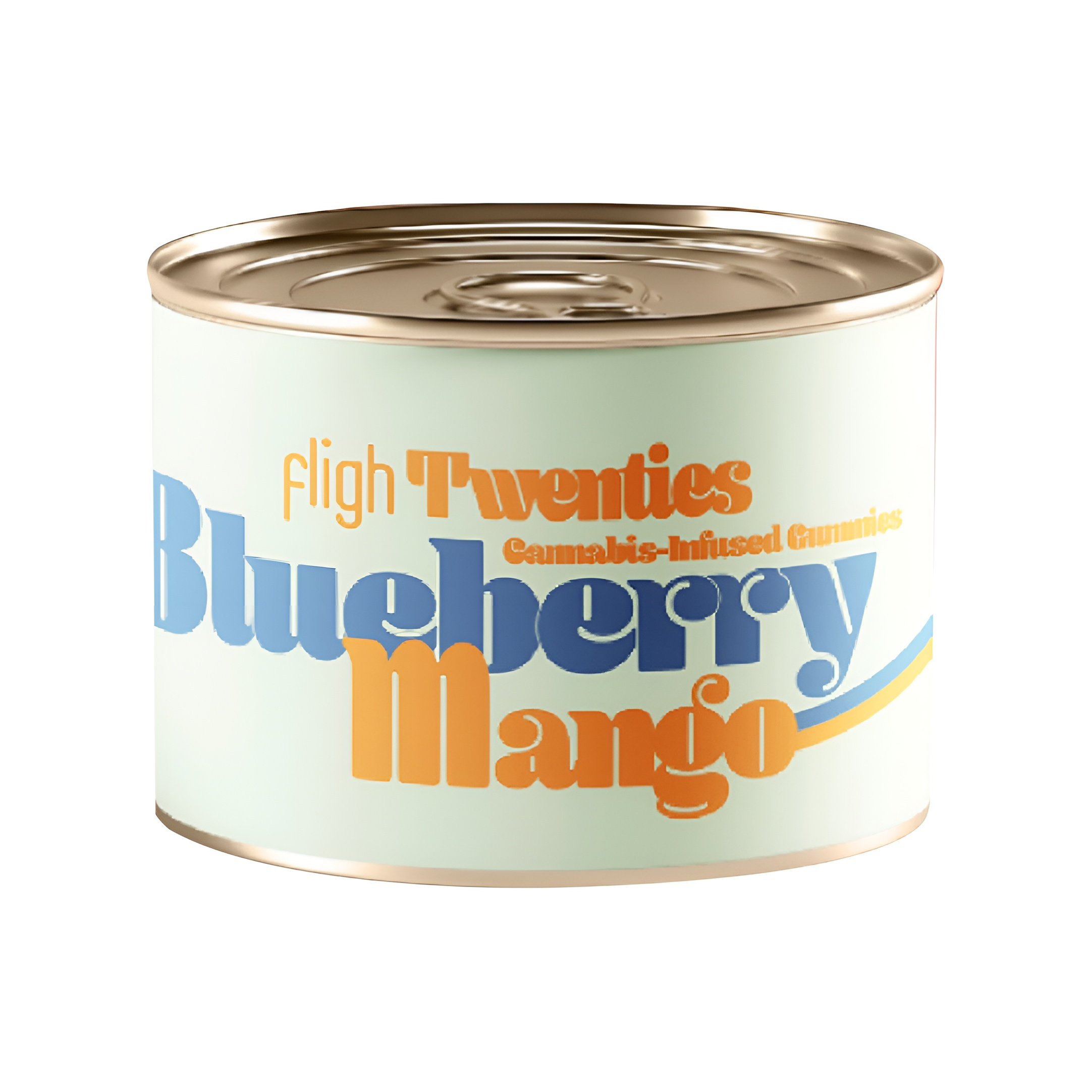 Photograph of product: Fligh 100mg Gummies - Blueberry Mango (I)