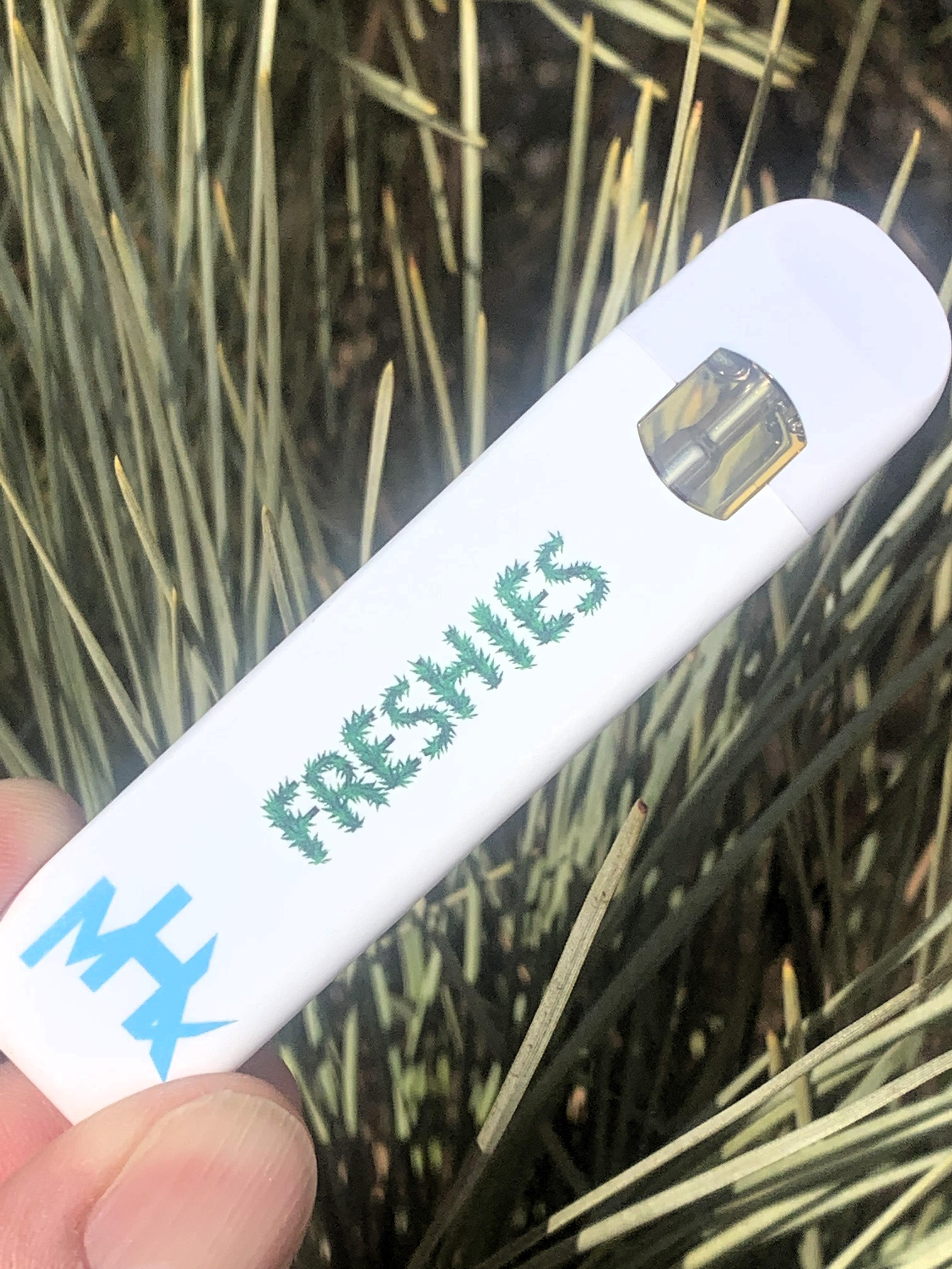 Photograph of product: Mile High Xtractions (H) Pina Colada Freshies Disposable Cart