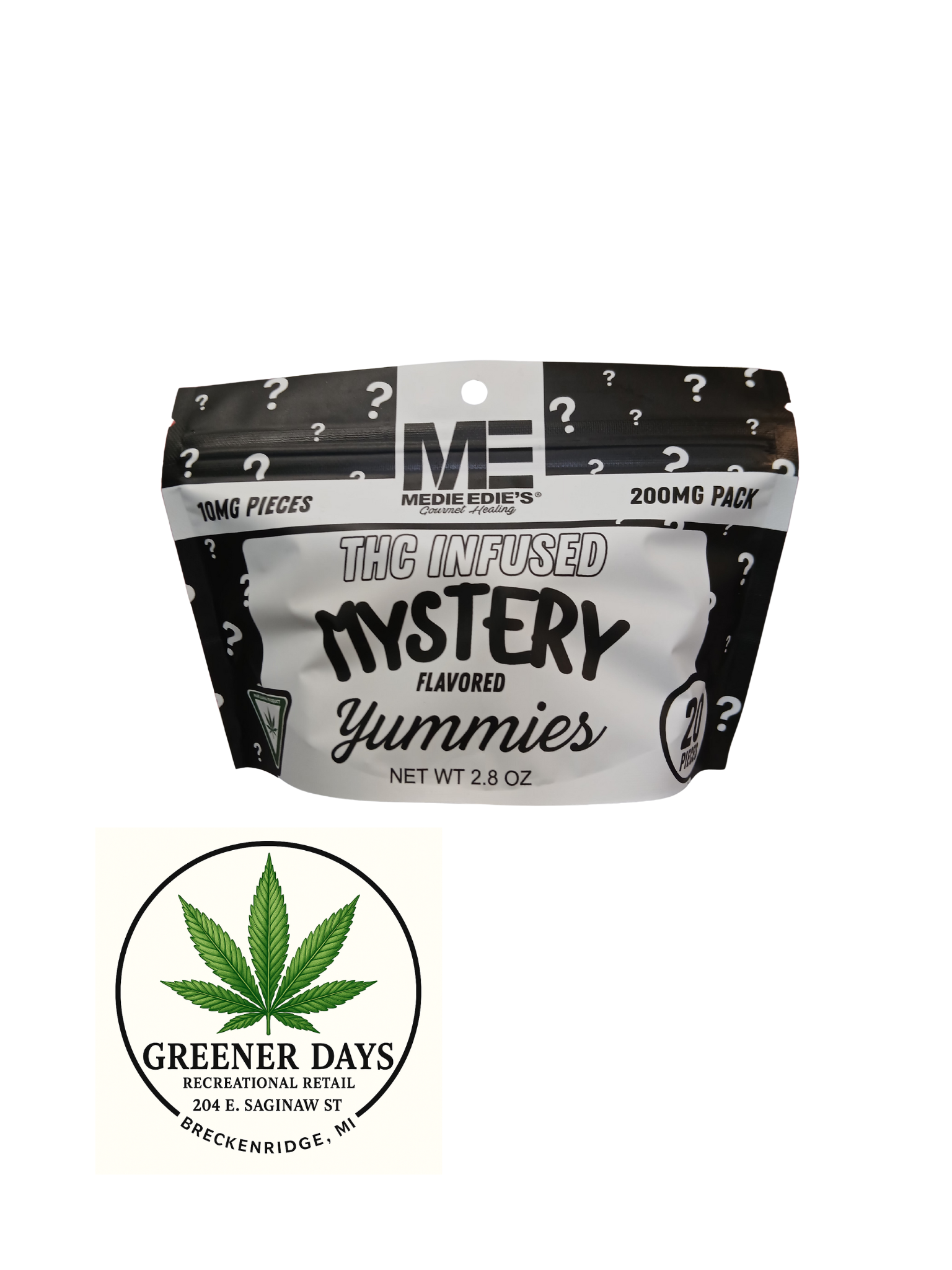 Photograph of product: Medie Edie's 200mg (20x10mg) Yummies - Mystery
