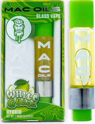 Photograph of Product: MAC OILS VAPE CART | WHITE GUAVA