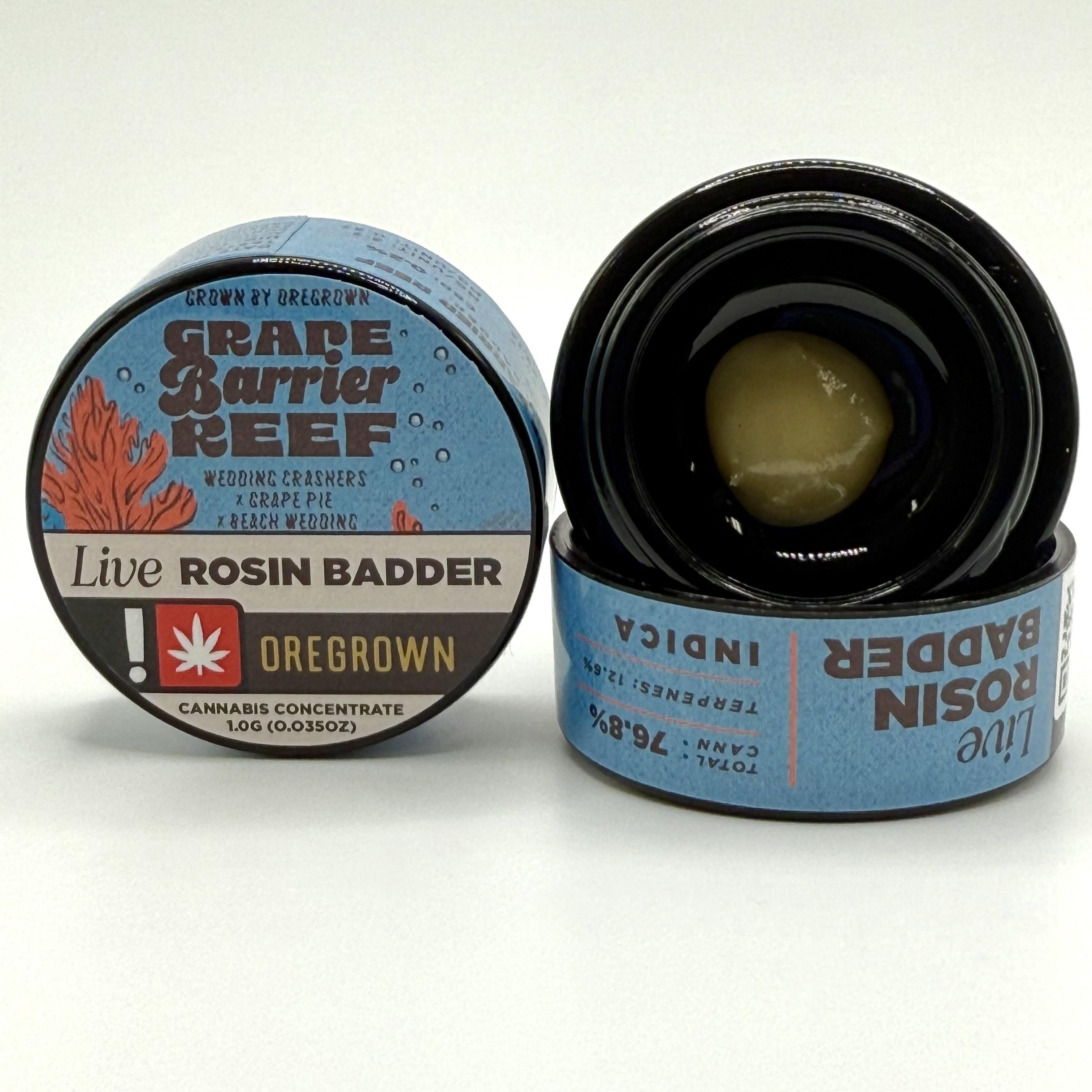 Photograph of product: rosin OG Grape Barrier Reefer 1g (Oui'd)