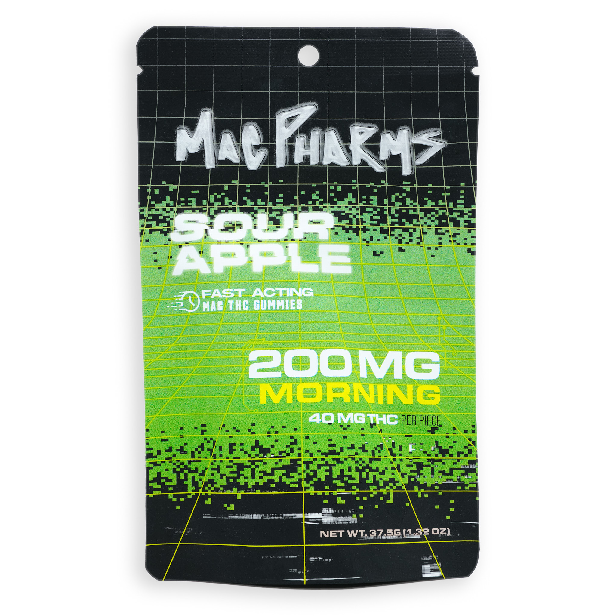 Photograph of product: Sour Apple | 200MG Gummies