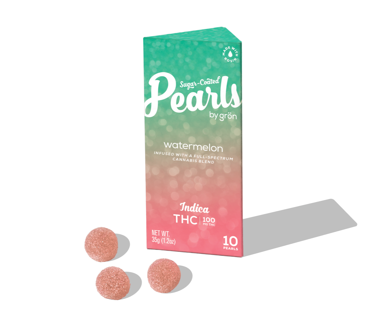 Photograph of product: Watermelon Pearls | Gummies | 100MG