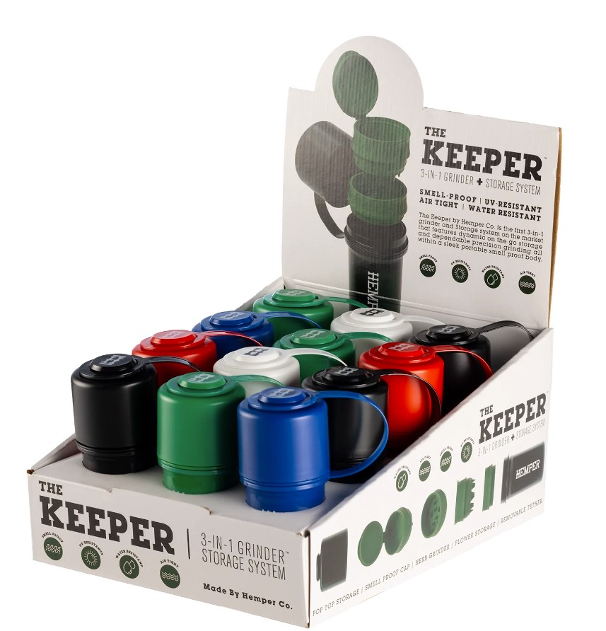 Photograph of product: Hemper | The Keeper 3-in-1 Grinder + Storage Container