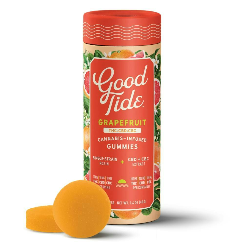 Photograph of product: Grapefruit CBC:CBD:TH-oui Solventless au chocolat Rosin Gummies | 100mg