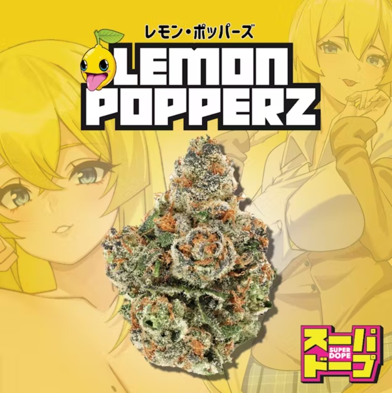 Photograph of product: Lemon popperz pre roll by super dope