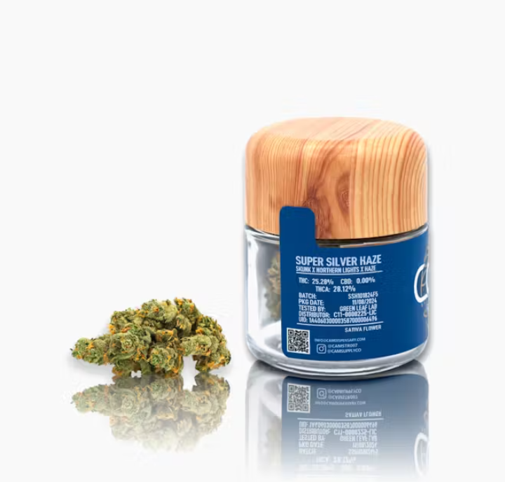 Photograph of product: CAM Private Reserve Super Silver Haze Oui'd Flower 3.5g