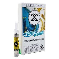 Photograph of product: STRAWBERRY CHEMDAWG - LIVE RESIN 1.0ML CART