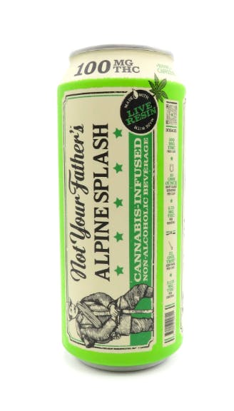 Photograph of product: Alpine Splash 100mg Drink by Not Your Father's