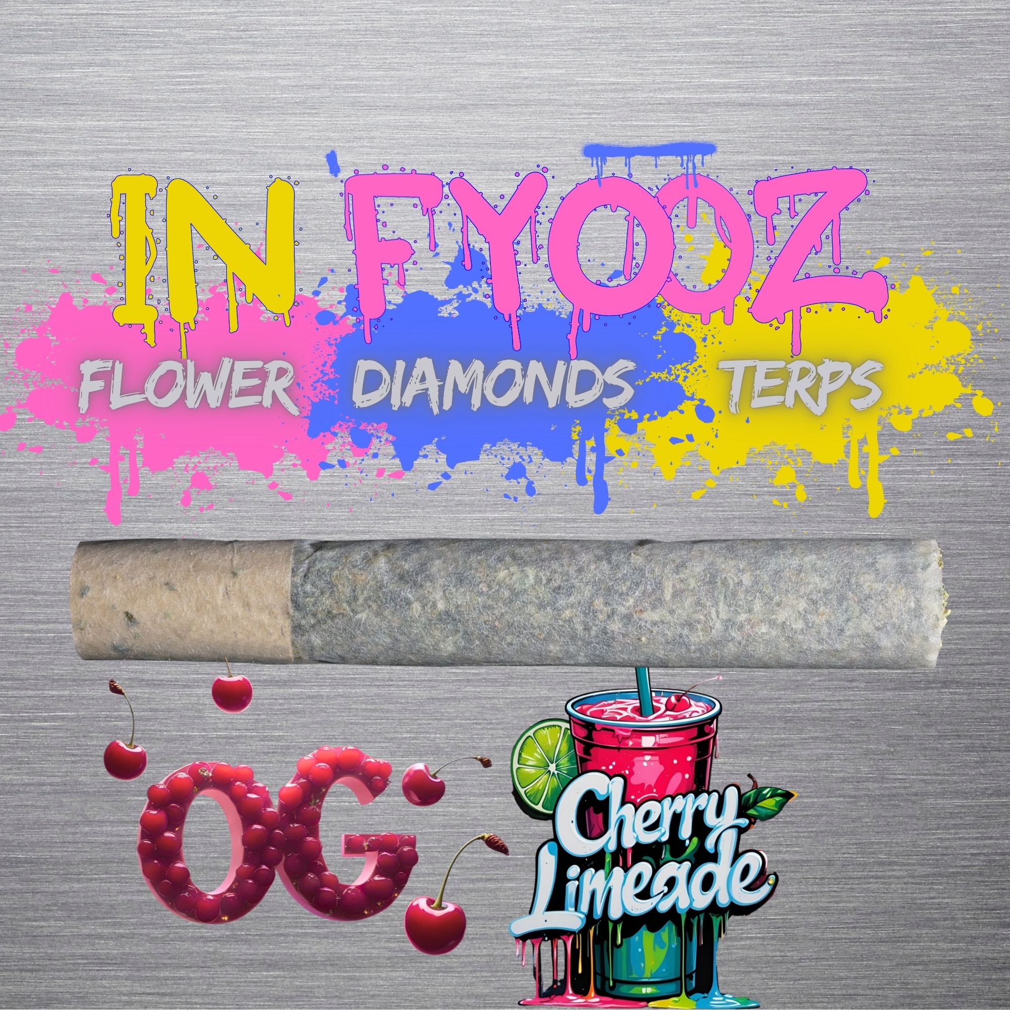 Photograph of product: Cherry Limeade Infused Pre-Roll | 1g - In'Fyooz