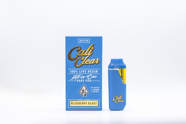 Photograph of product: Blueberry Blast | 1g Live Resin AIO - 