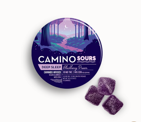 Photograph of product: Blackberry Dream | 1:1:1 TH-oui:CBN:CBD | 10pk Soft Lozenges