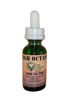 Photograph of product: High Octane Tincture 1000:300:100:50 TH-oui:CBD:CBG:CBN