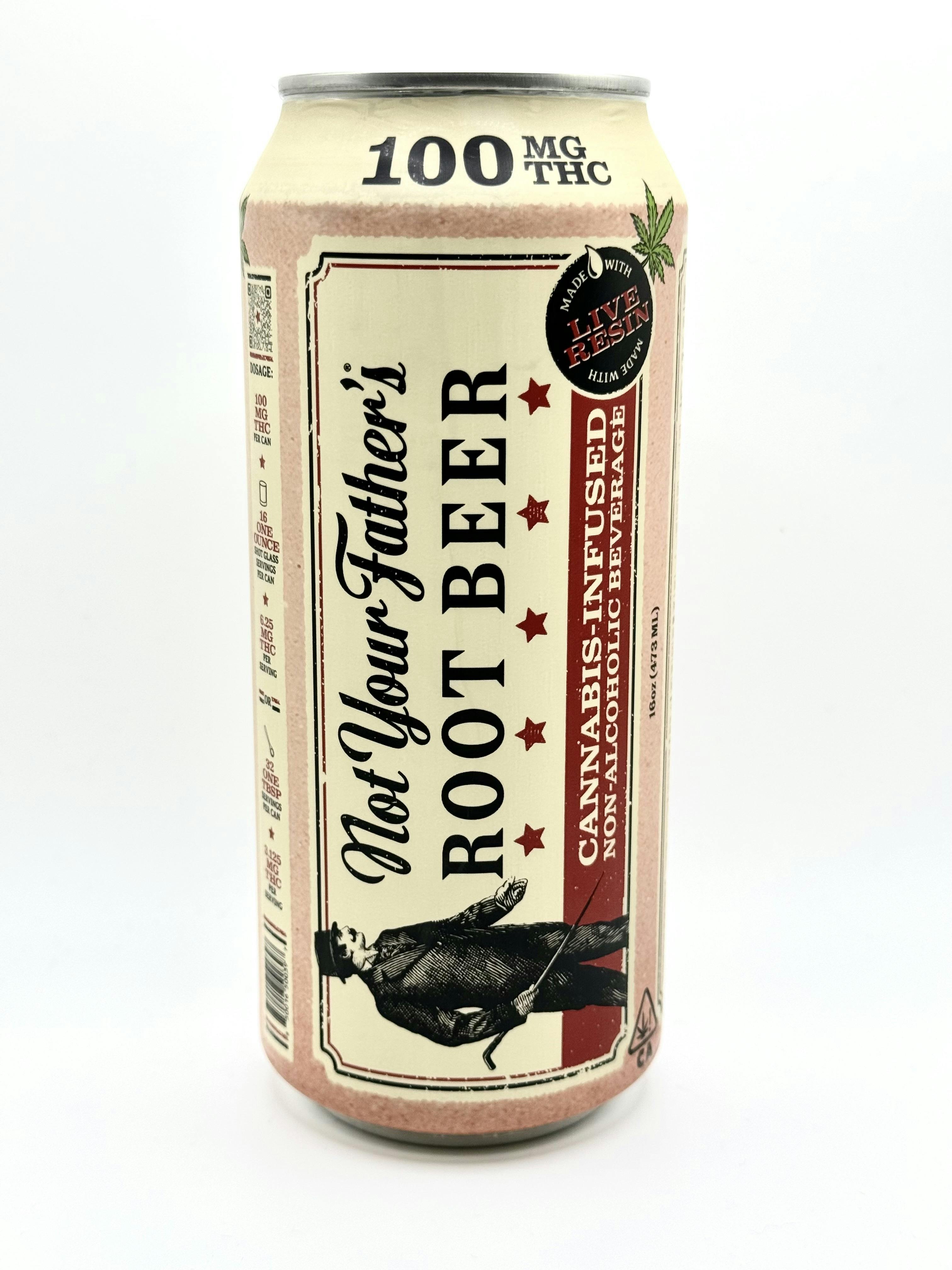 Photograph of product: NOT YOUR FATHER'S ROOT BEER SODA 100MG