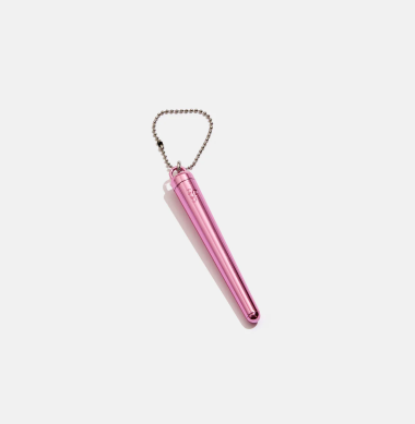 Photograph of product: Metal Doob Tube Keychain in Pink