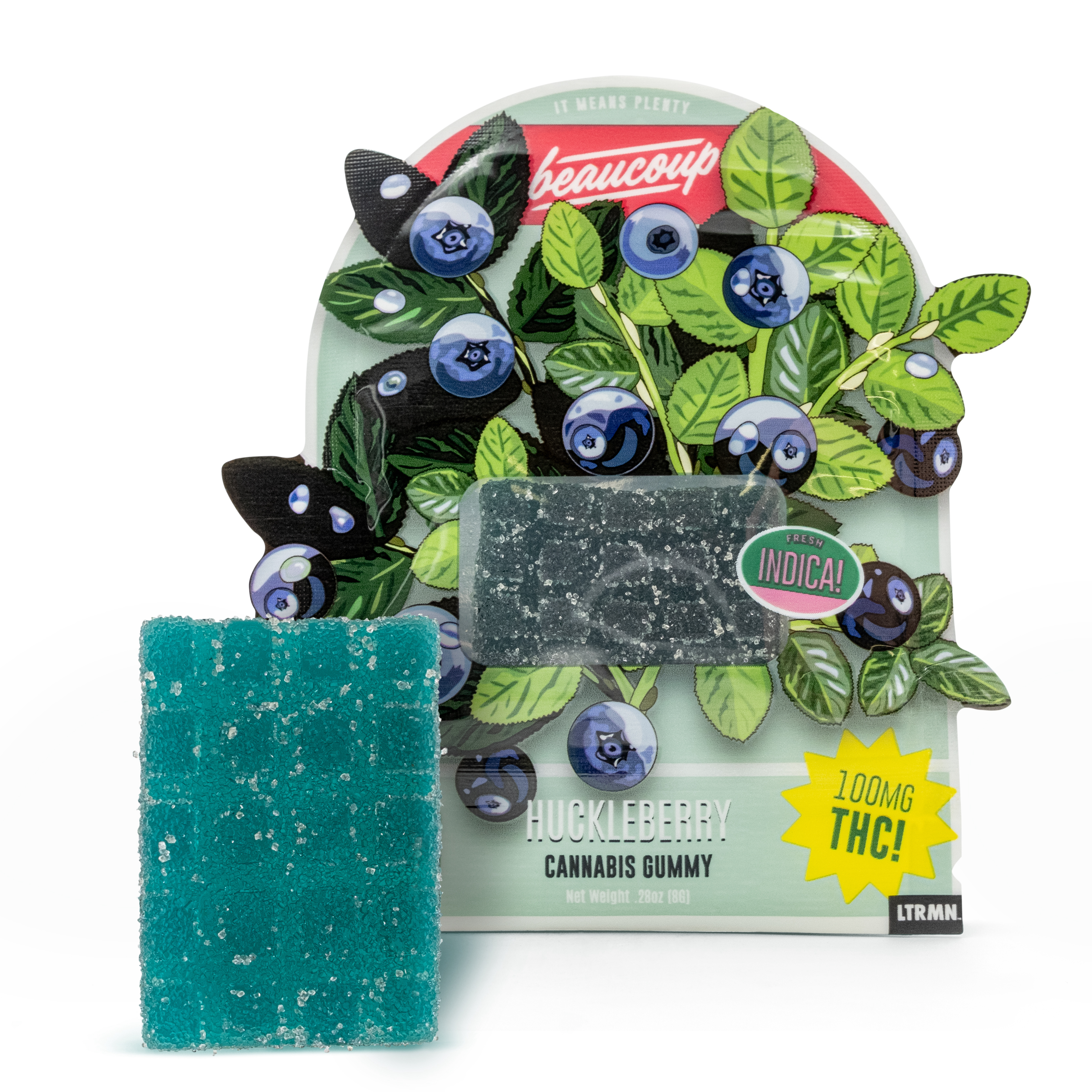 Photograph of product: Huckleberry TH-oui Gummy | 100mg