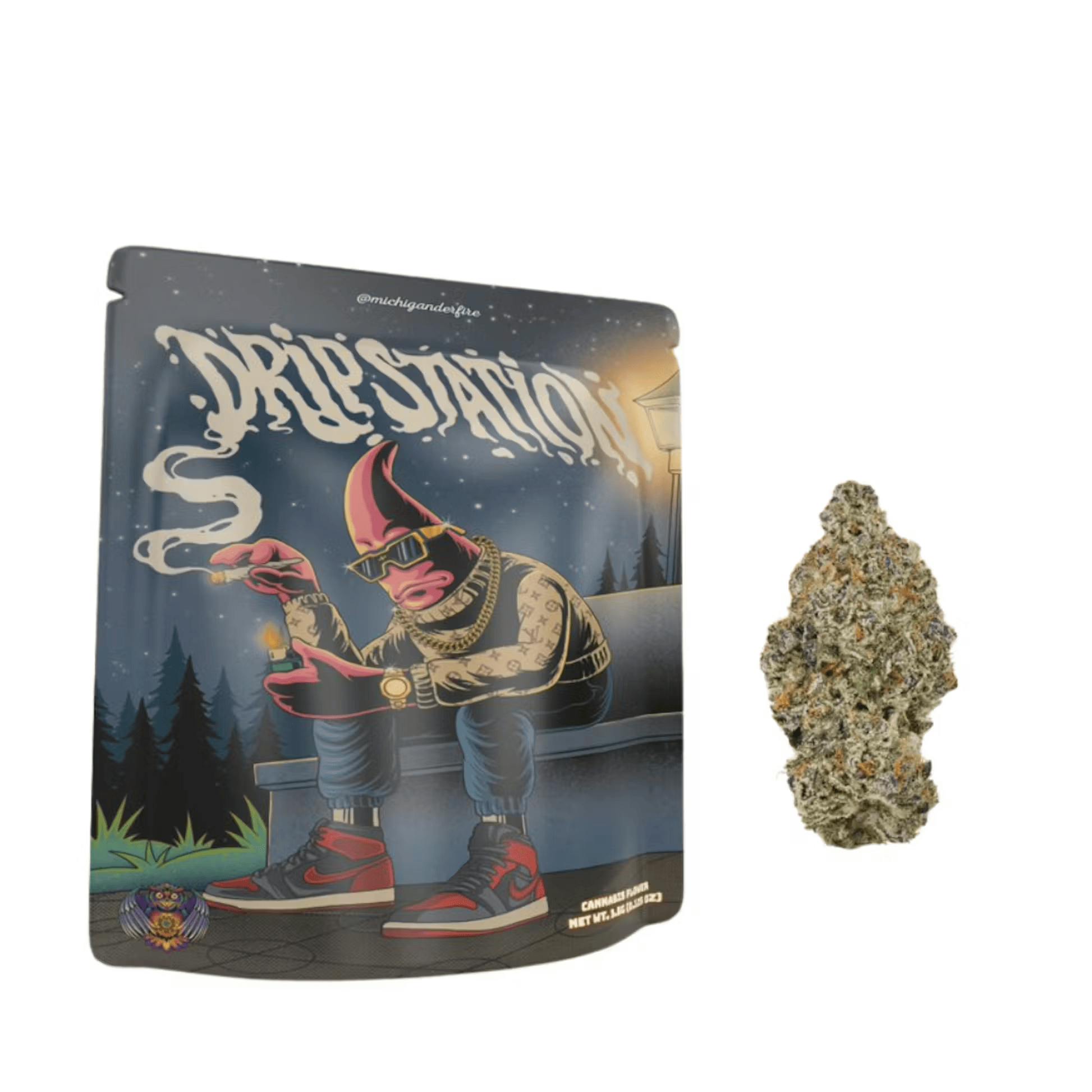 Photograph of product: Michigander Fire | Drip Station Prepack Flower | REC - 3.5g
