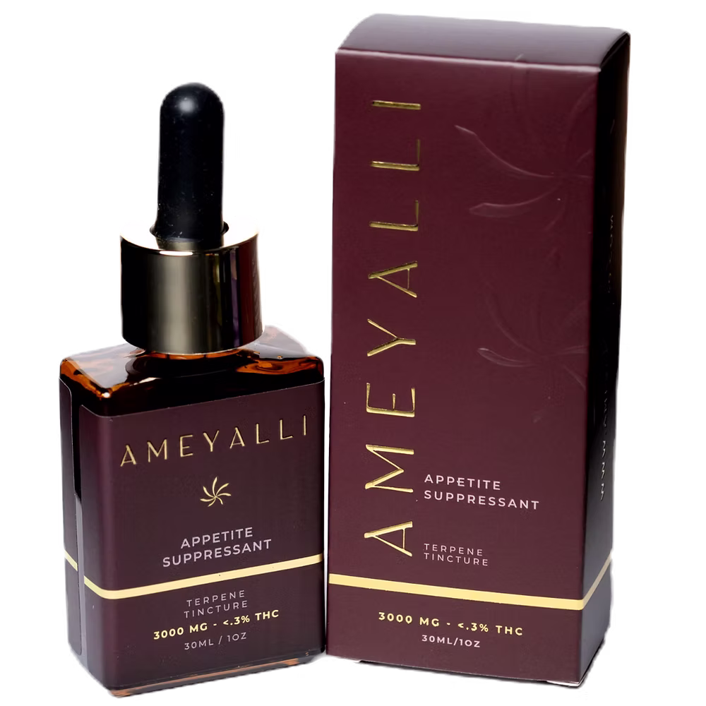 Photograph of product: Ameyalli Appetite Suppressant Terpene Tincture