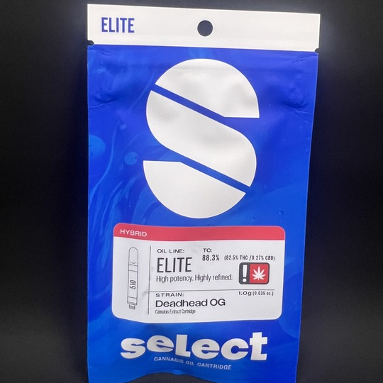 Photograph of product: Vape 1g Elite Deadhead OG (Select)