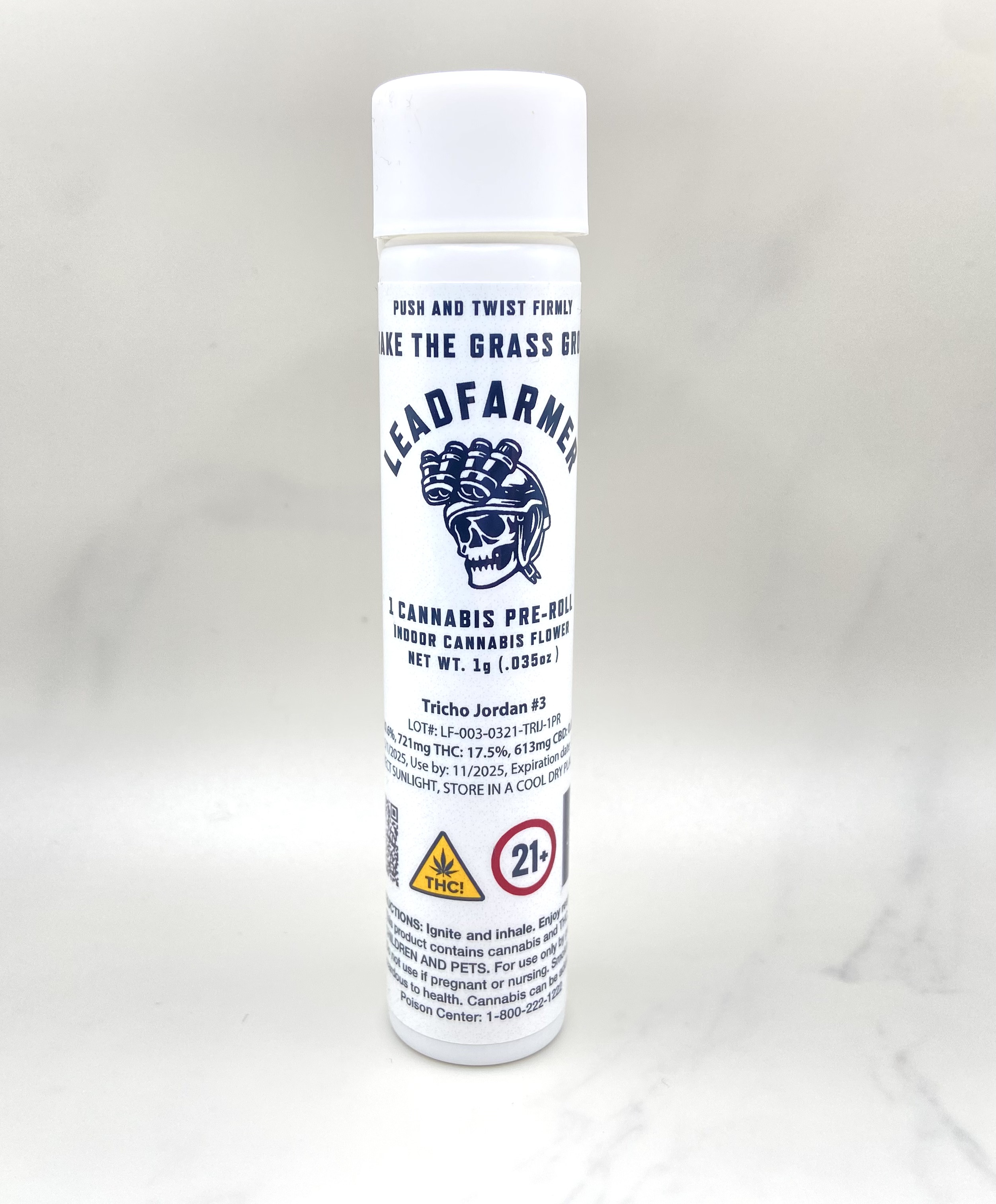 Photograph of product: Lead Farmer - Tricho Jordan #3 - Preroll