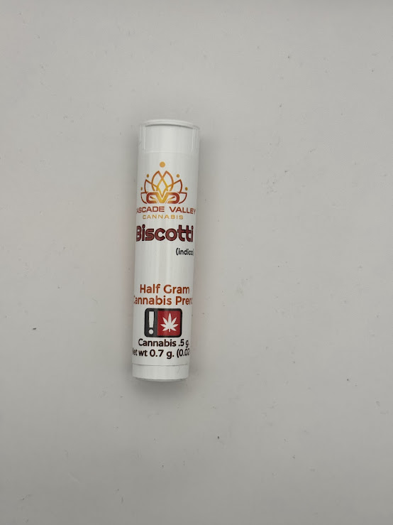 Photograph of product: Cascade Valley Oui'd PreRoll | Oui'd | Biscotti