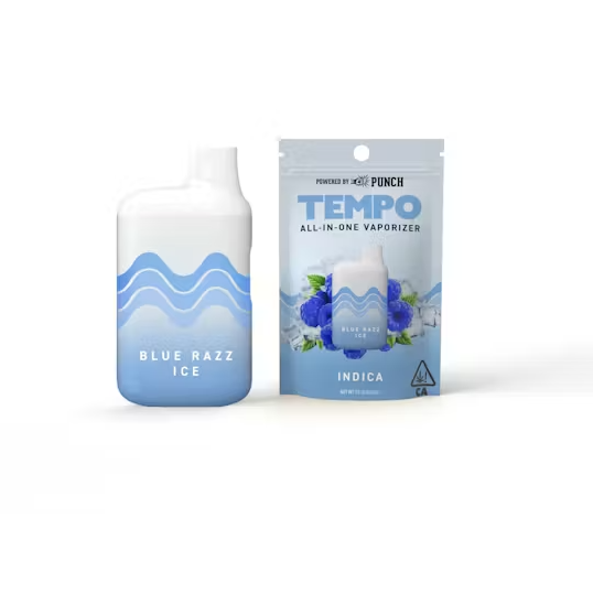 Photograph of product: Punch Tempo Blue Razz Ice All In One (I) 1g