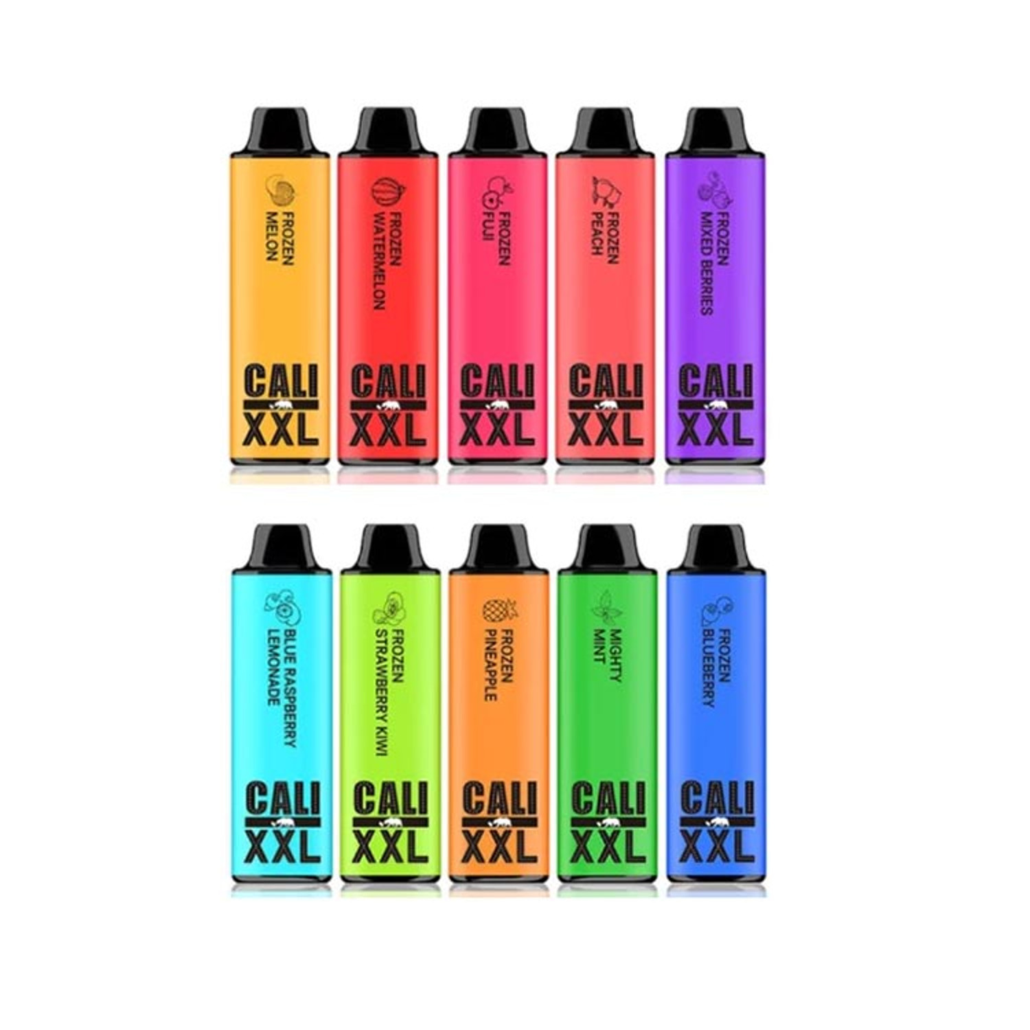 Photograph of Product: Cali XXL - Salt Nicotine Disposable - 2500 Puffs - Blue Raspberry Lemonade