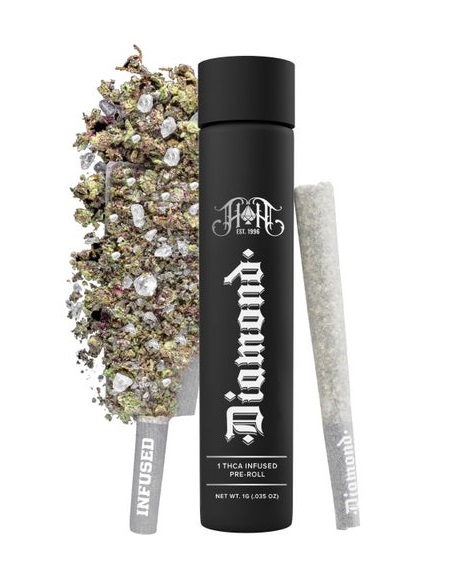 Photograph of Product: Heavy Hitters - Super Jack Diamond Infused Preroll - 1g